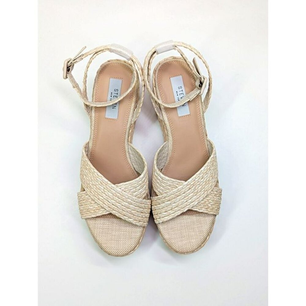 NWOB Steven New York Ramey Espadrille Platform Wedge Sandal Size 10 (MSRP $130) - Picture 4 of 11